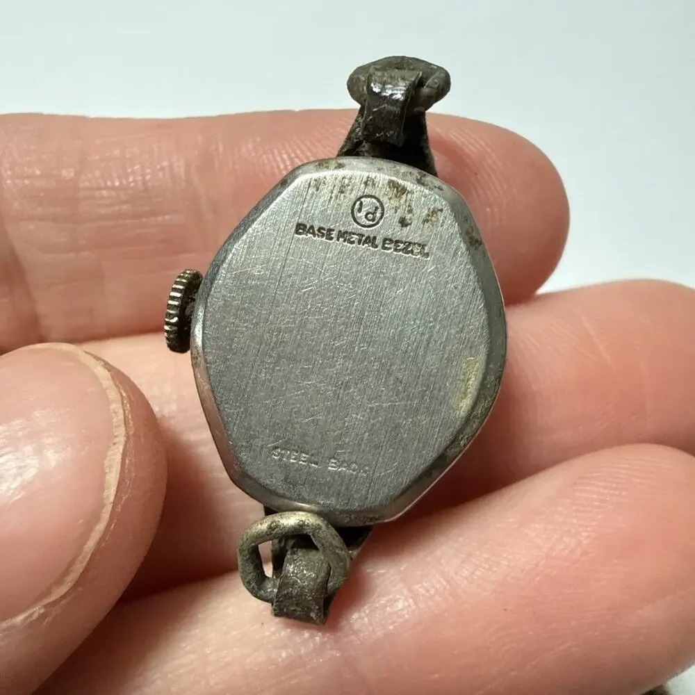 Vintage 5 Mechanical Wind-Up Watch Parts, Bulova, Lido,Ribaux, Elgin L2